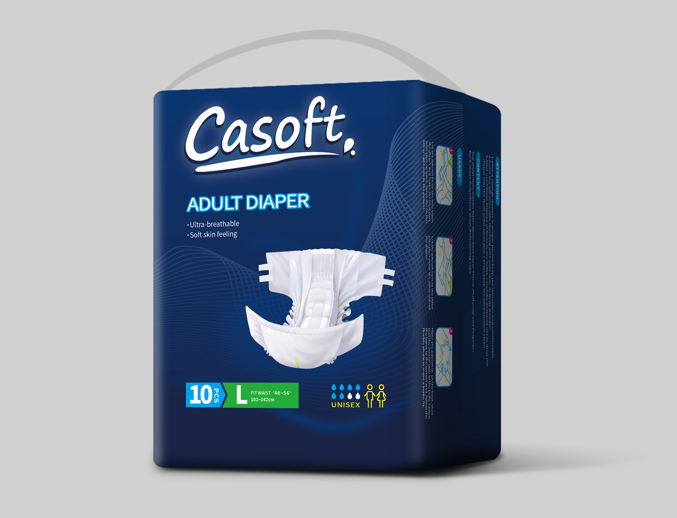 Soft Daily Use Adult Diaper For Elderly