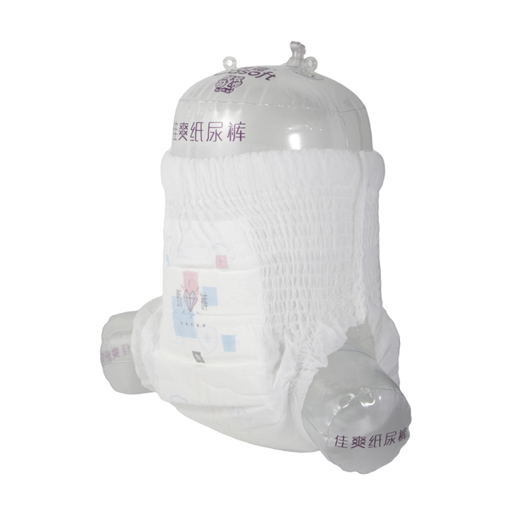 Highly Demand PE Film Non-Woven Fabric Baby Pull-up Diapers